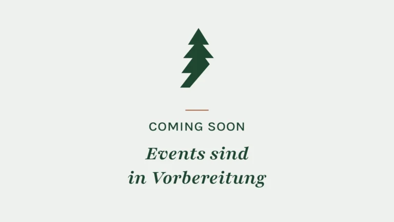 Tolle Events sind in Planung